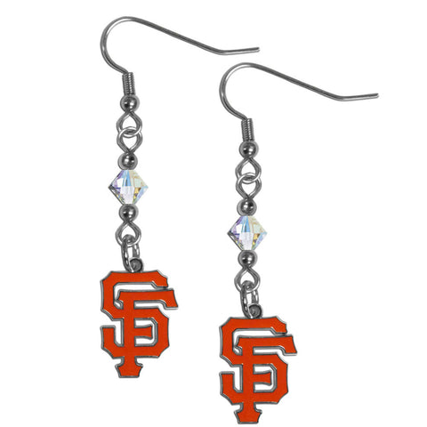 San Francisco Giants Crystal Dangle Earrings
