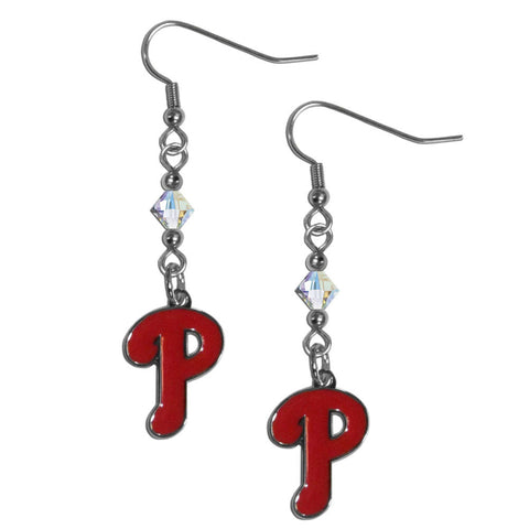 Philadelphia Phillies Crystal Dangle Earrings