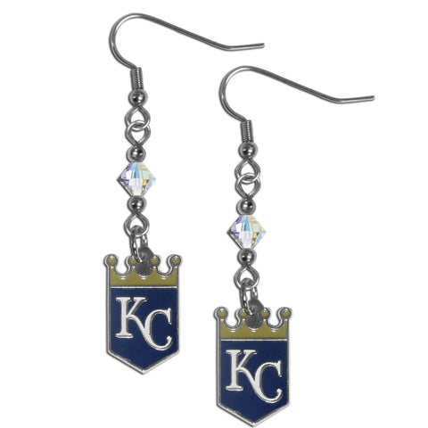 Kansas City Royals Crystal Dangle Earrings