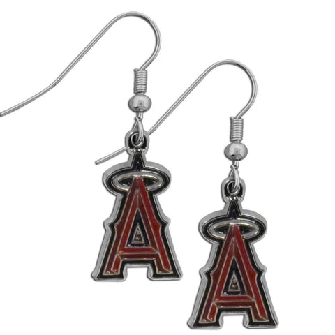 Los Angeles Angels of Anaheim Chrome Dangle Earrings