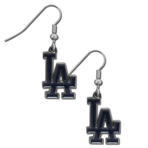 Los Angeles Dodgers Chrome Dangle Earrings