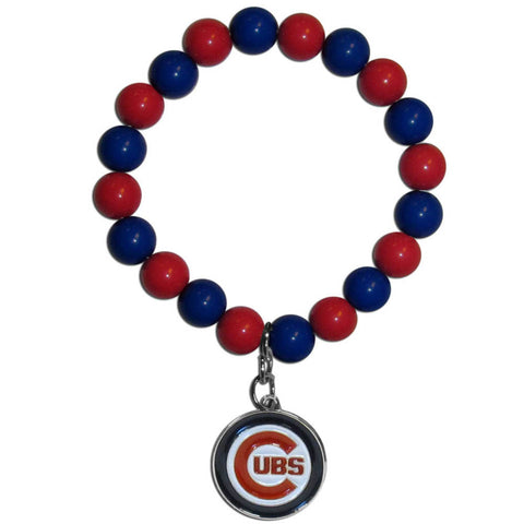 Chicago Cubs Fan Bead Bracelet