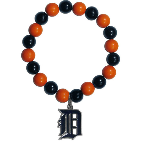 Detroit Tigers Fan Bead Bracelet