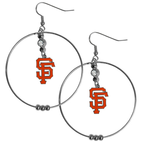San Francisco Giants 2 Inch Hoop Earrings