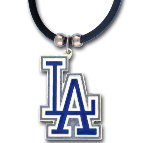 Los Angeles Dodgers Rubber Cord Necklace