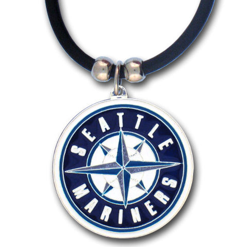 Seattle Mariners Rubber Cord Necklace