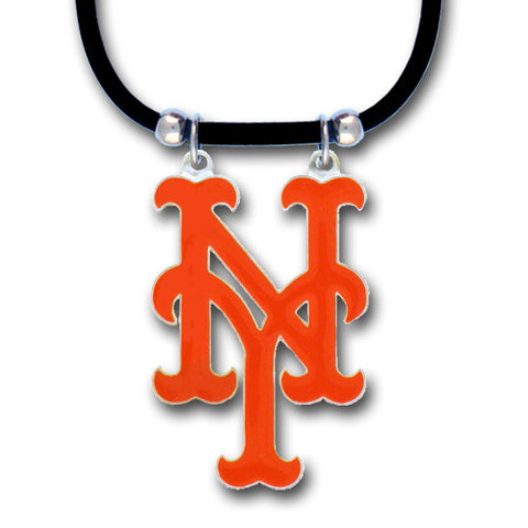 New York Mets Rubber Cord Necklace