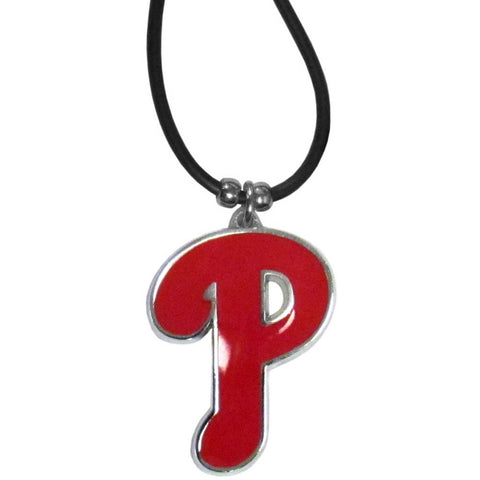 Philadelphia Phillies Rubber Cord Necklace