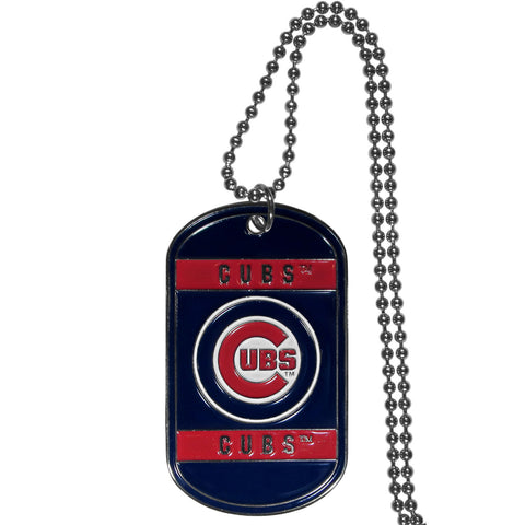 Chicago Cubs Tag Necklace