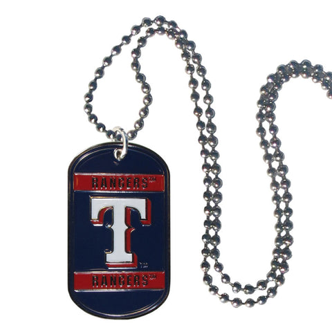 Texas Rangers Tag Necklace