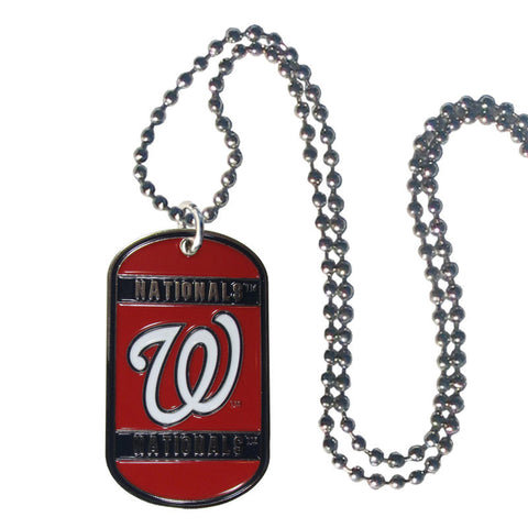 Washington Nationals Tag Necklace