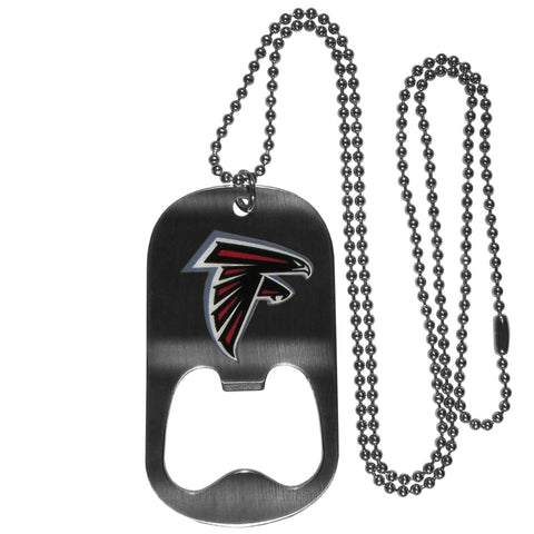 Atlanta Falcons Bottle Opener Tag Necklace