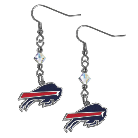 Buffalo Bills Crystal Dangle Earrings