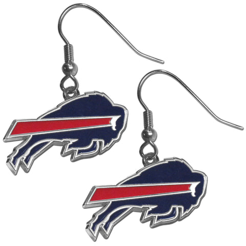 Buffalo Bills Chrome Dangle Earrings