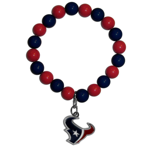 Houston Texans Fan Bead Bracelet