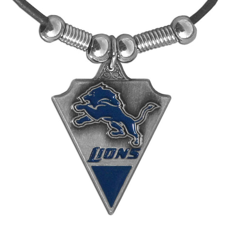 Detroit Lions Logo Bead Necklace