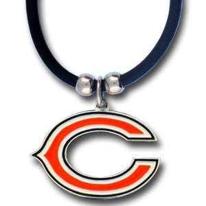 Chicago Bears Rubber Cord Necklace