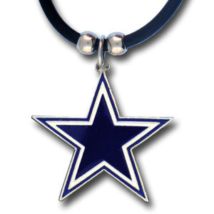 Dallas Cowboys Rubber Cord Necklace