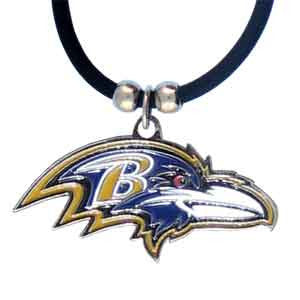 Baltimore Ravens Rubber Cord Necklace