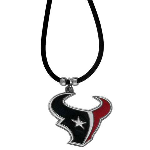 Houston Texans Rubber Cord Necklace