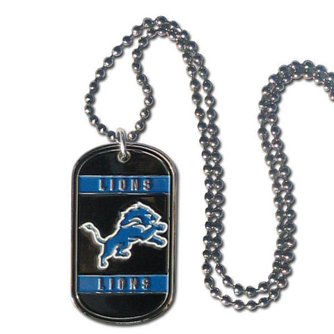 Detroit Lions Tag Necklace