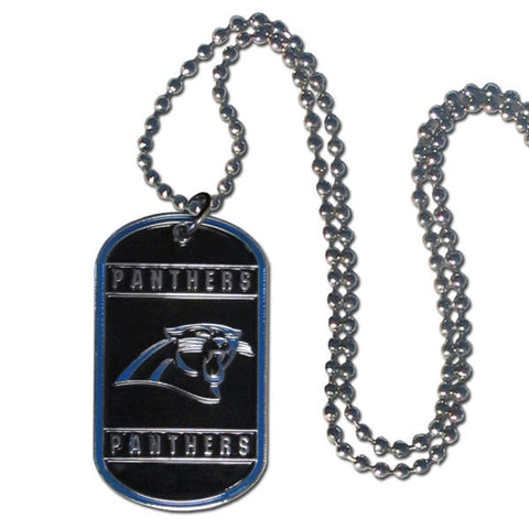 Carolina Panthers Tag Necklace
