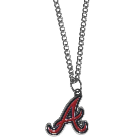 Atlanta Braves Chain Necklace With Small Charm