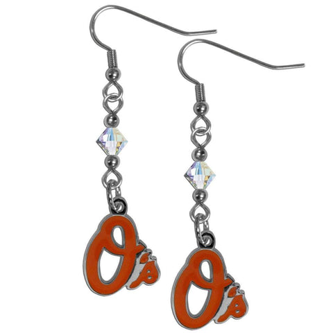 Baltimore Orioles Crystal Dangle Earrings