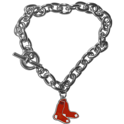 Boston Red Sox Charm Chain Bracelet