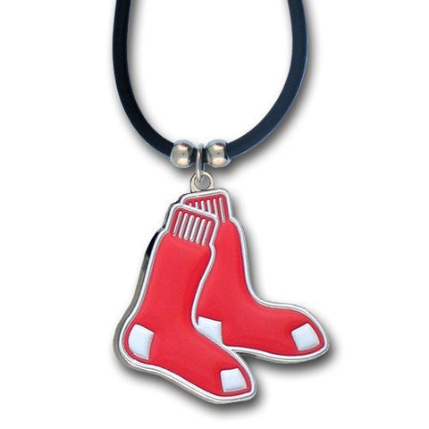 Boston Red Sox Rubber Cord Necklace