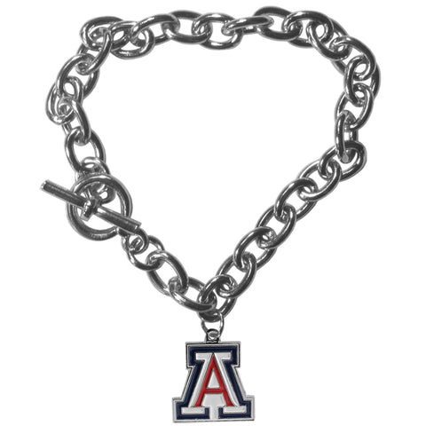 Charm Chain Bracelet - Arizona Wildcats Charm Chain Bracelet