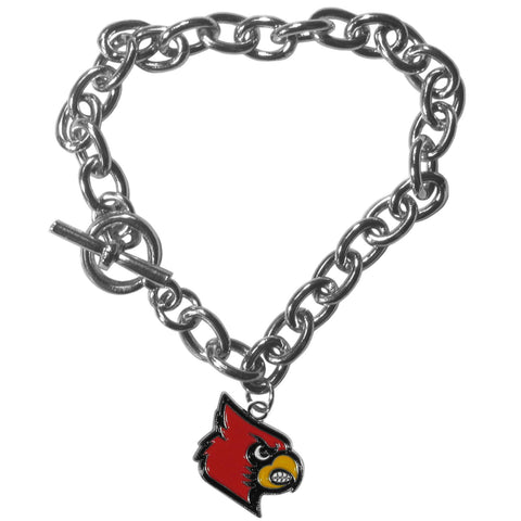 Charm Chain Bracelet - Louisville Cardinals Charm Chain Bracelet