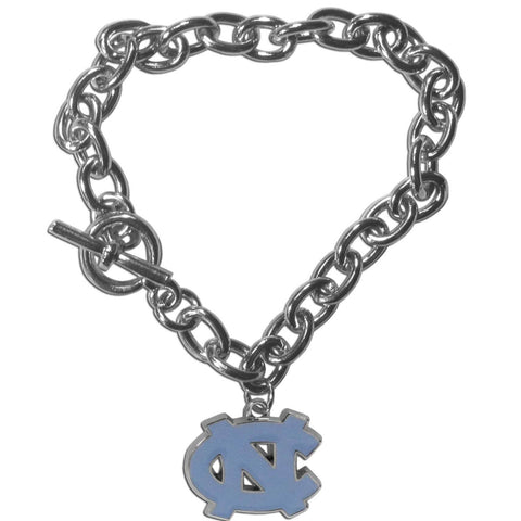 Charm Chain Bracelet - N. Carolina Tar Heels Charm Chain Bracelet