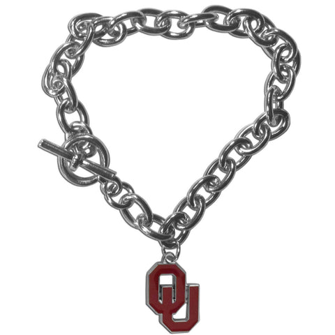 Charm Chain Bracelet - Oklahoma Sooners Charm Chain Bracelet