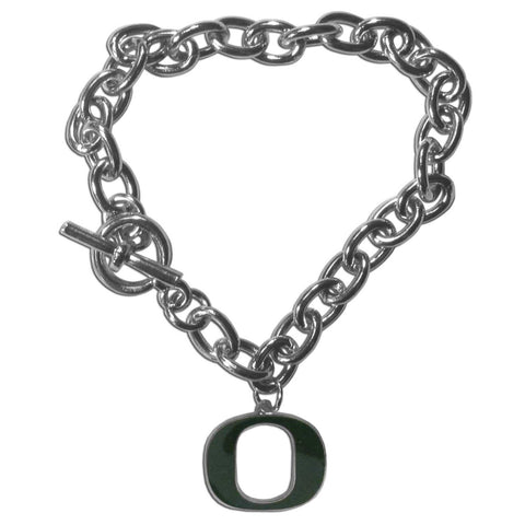 Charm Chain Bracelet - Oregon Ducks Charm Chain Bracelet