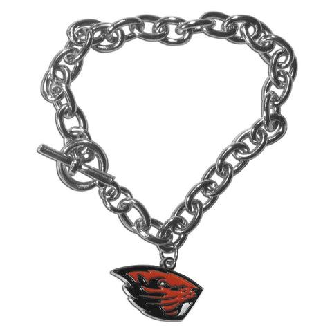 Charm Chain Bracelet - Oregon St. Beavers Charm Chain Bracelet