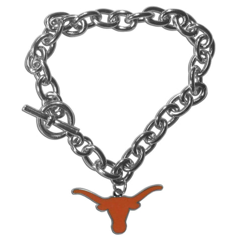 Charm Chain Bracelet - Texas Longhorns Charm Chain Bracelet
