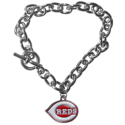 Cincinnati Reds Charm Chain Bracelet