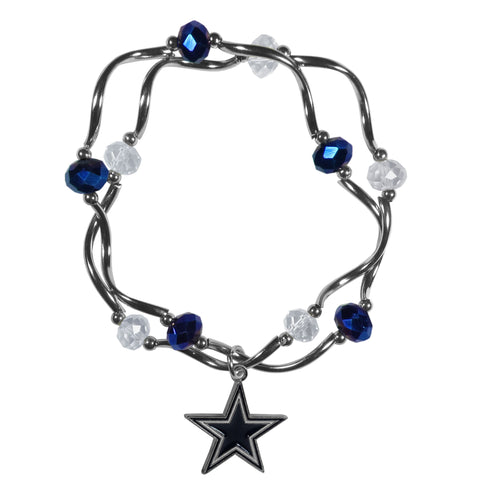 Dallas Cowboys Crystal Bead Bracelet