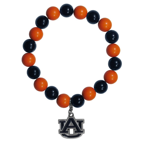 Fan Bead Bracelet - Auburn Tigers Fan Bead Bracelet