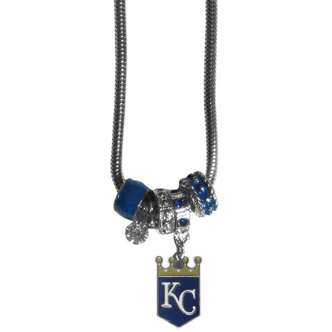 Kansas City Royals Euro Bead Necklace