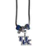 Kentucky Wildcats Euro Bead Necklace