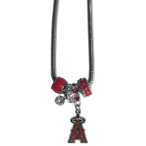 Los Angeles Angels Euro Bead Necklace