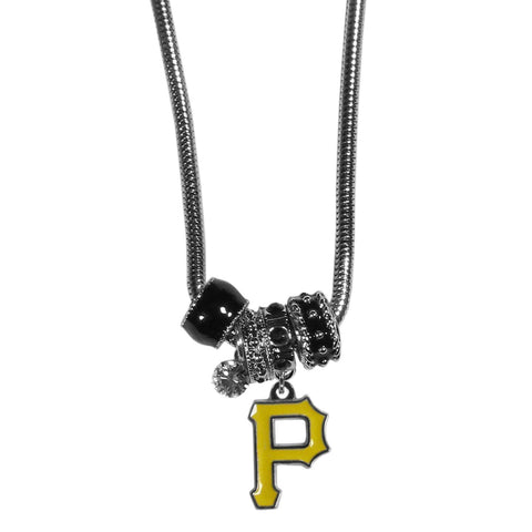 Pittsburgh Pirates Euro Bead Necklace