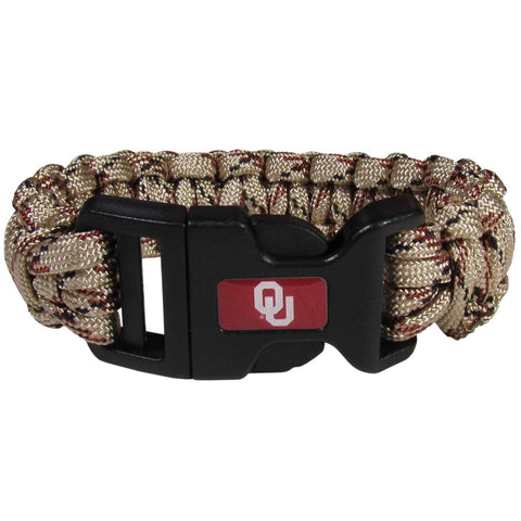 Survivor Bracelet - Oklahoma Sooners Camo Survivor Bracelet