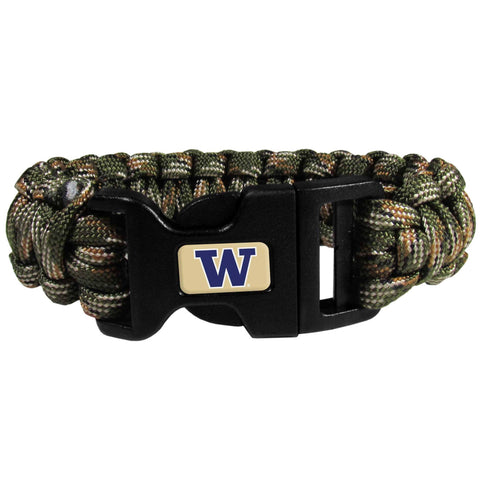Survivor Bracelet - Washington Huskies Camo Survivor Bracelet