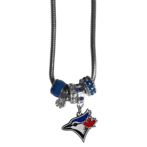 Toronto Blue Jays Euro Bead Necklace